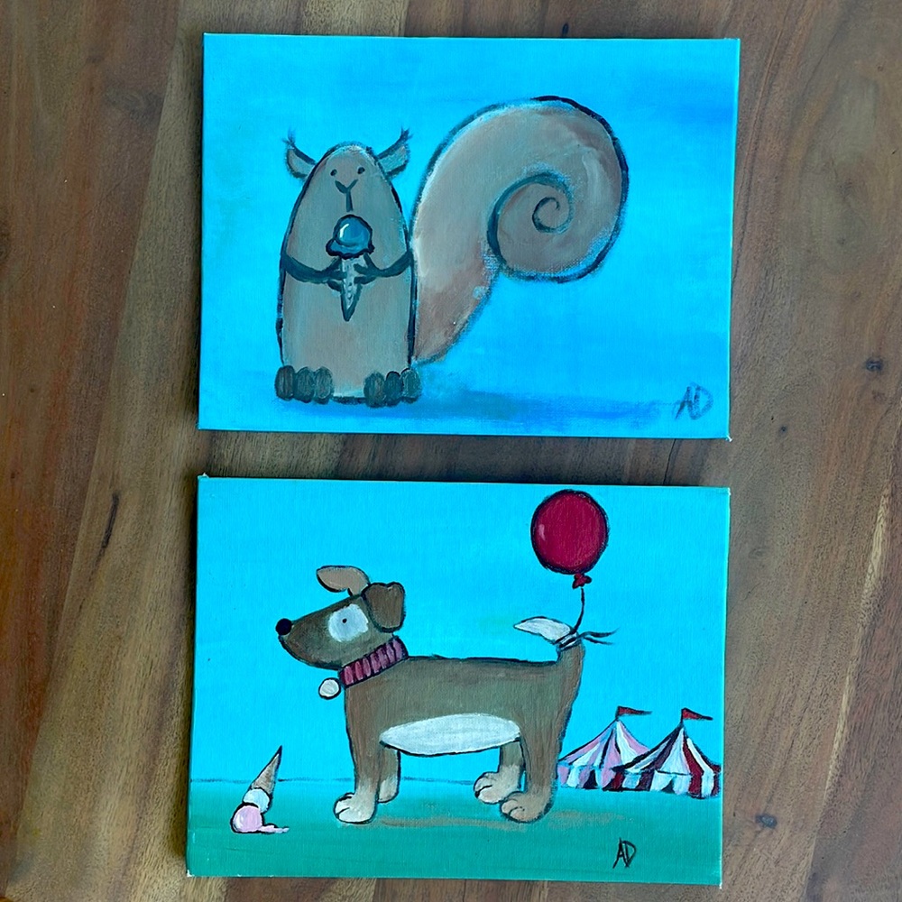 Original Children’s Paintings Art